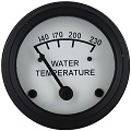 UJD20889  Temp Gauge-White Face with Black Ring - 2 Cyl.